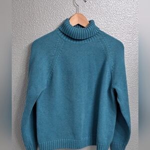 Turquoise Cable Knit Sweater   Size  MP 10-12